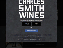 Tablet Screenshot of charlessmithwines.com